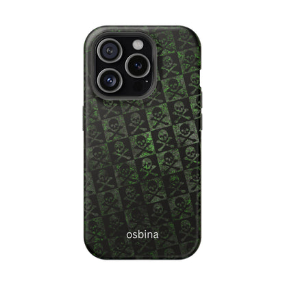 osbina | MagSafe compatible for iPhone | Skull & Crossbones Phone Case | Season Collective Collection