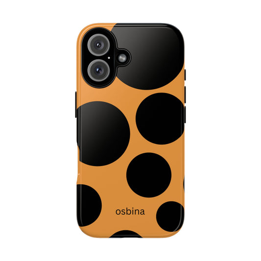 osbina | The Bubble Statement Case in Orange + Black | The Season Collective