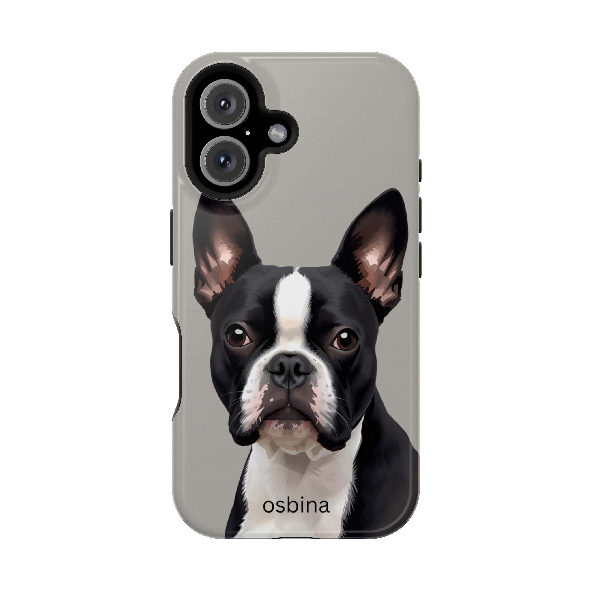 osbina | MagSafe for iPhone | The Boston Terrier Designer Case