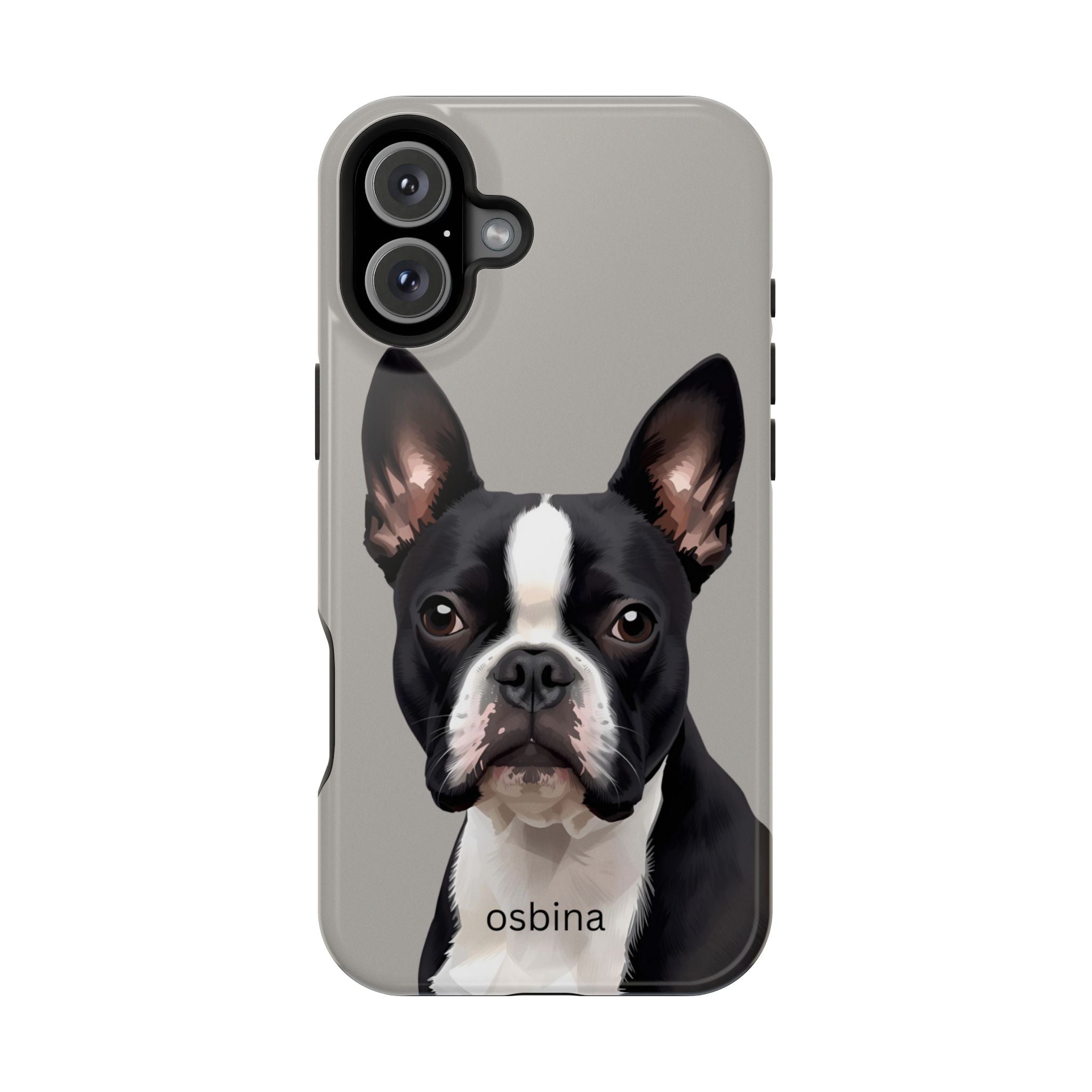 osbina | MagSafe for iPhone | The Boston Terrier Designer Case