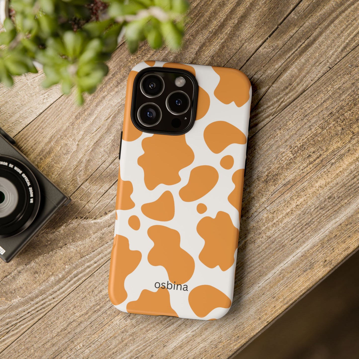 osbina | Holy Cow, It’s Chic — The Orange Cow Print Case | The Season Collective