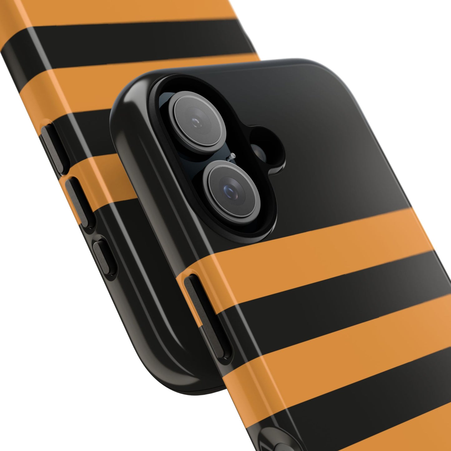 osbina | The Horizon Stripe Case in Black + Orange | The Season Collective