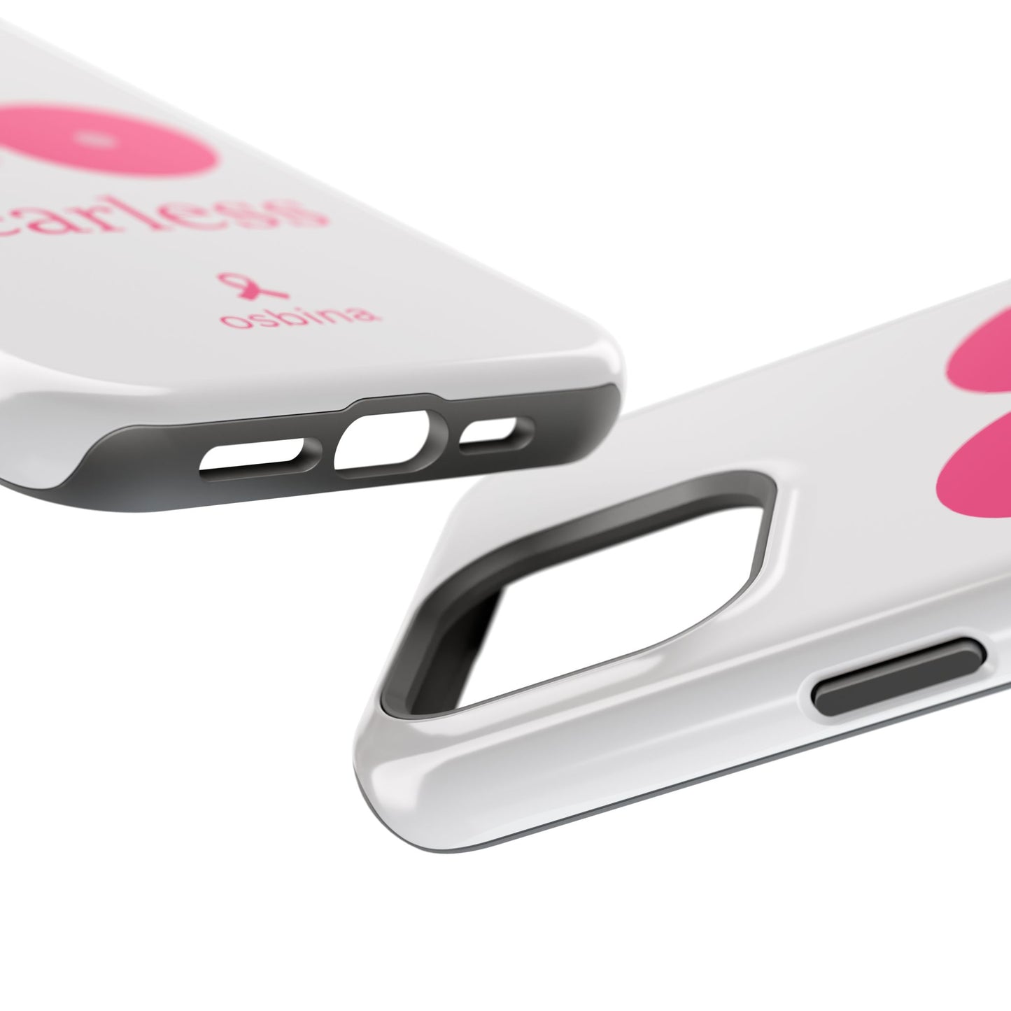 osbina |  MagSafe compatible for iPhone | Limited Edition The Fearless Tatas Case in Light Pink + Soft Pink + Hot Pink | The Pink October Collection | Inspired By