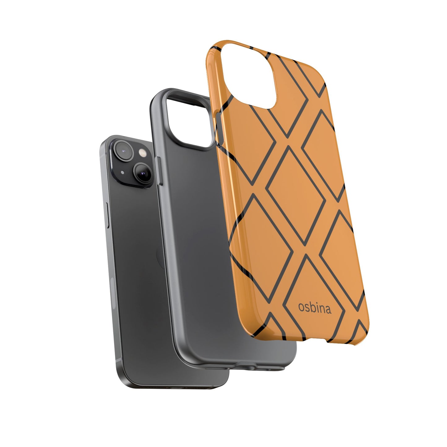 osbina | Diamonds Are Your Phone’s Best Friend — The Orange + Black Diamond Case | The Season Collective