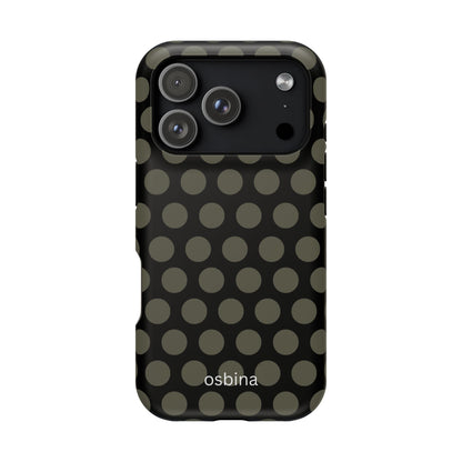 osbina | MagSafe compatible for iPhone | Onyx Chic Phone Case | Modern Muse Collection