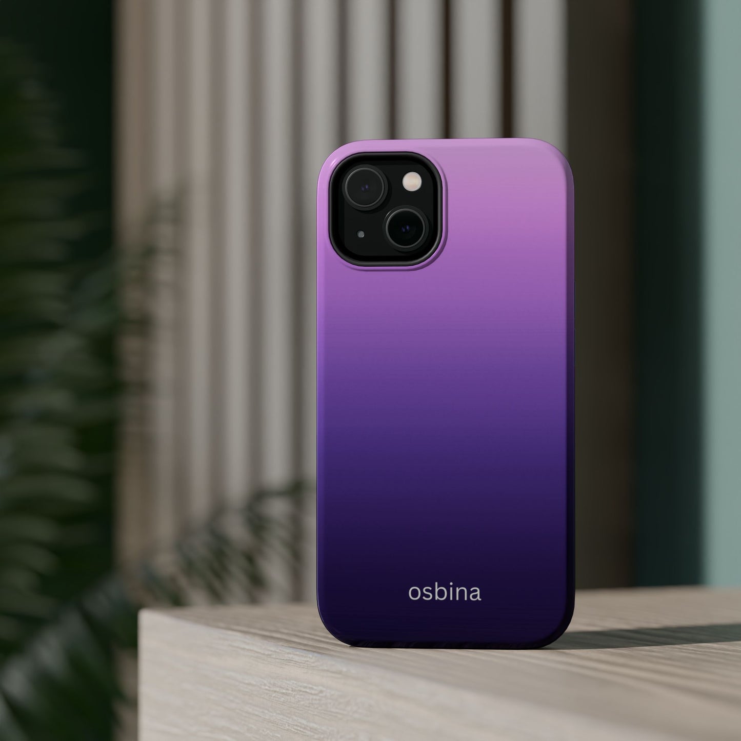osbina | MagSafe compatible for iPhone | The Violet Haze Phone Case | Color Edit Collection