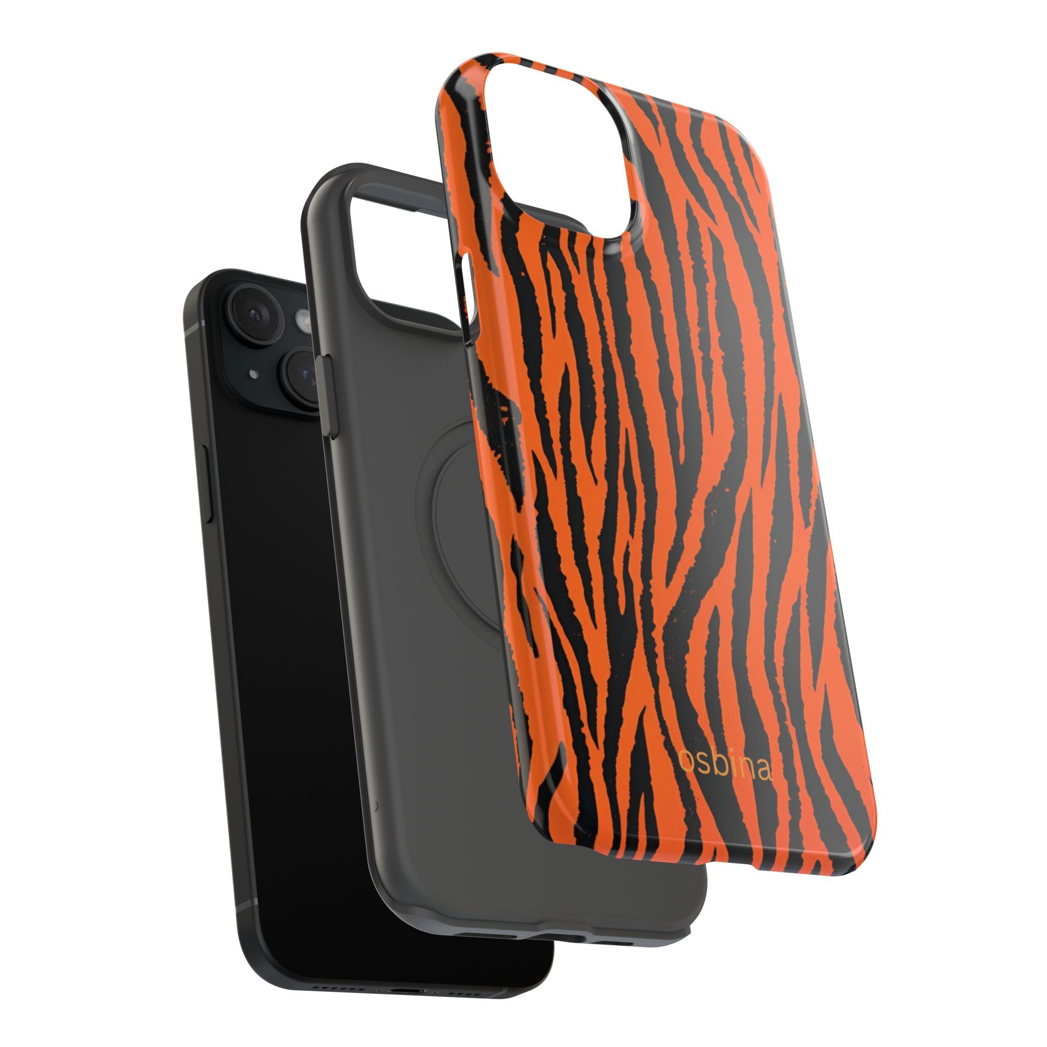 osbina | Tiger, But Make It Chic — The Bengal Stripe Case in Orange + Black | The Season Collective