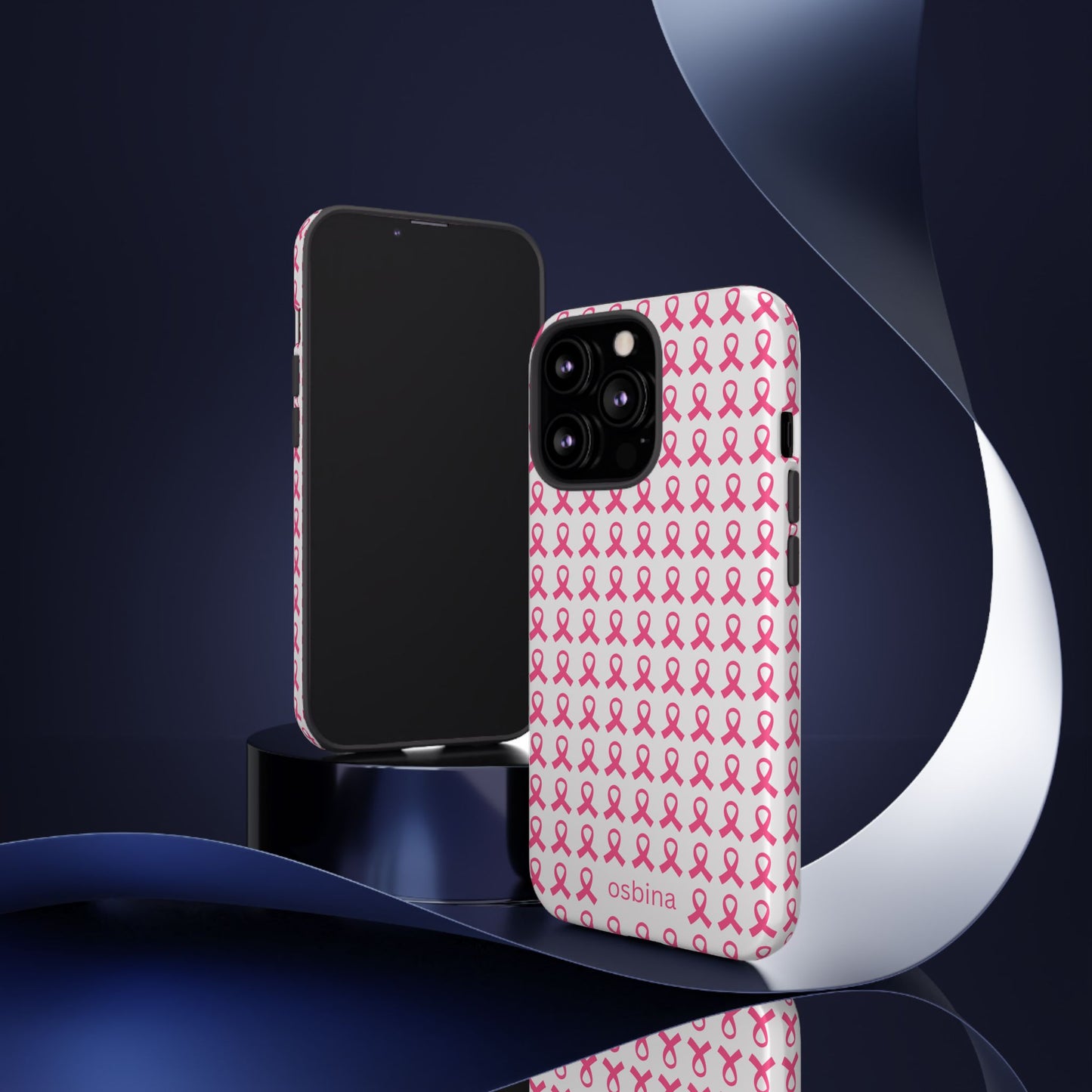 osbina | Limited Edition The Side by Side Pink Ribbon Case in Light Pink + Soft Pink + Hot Pink | The Pink October Collection | Inspired By