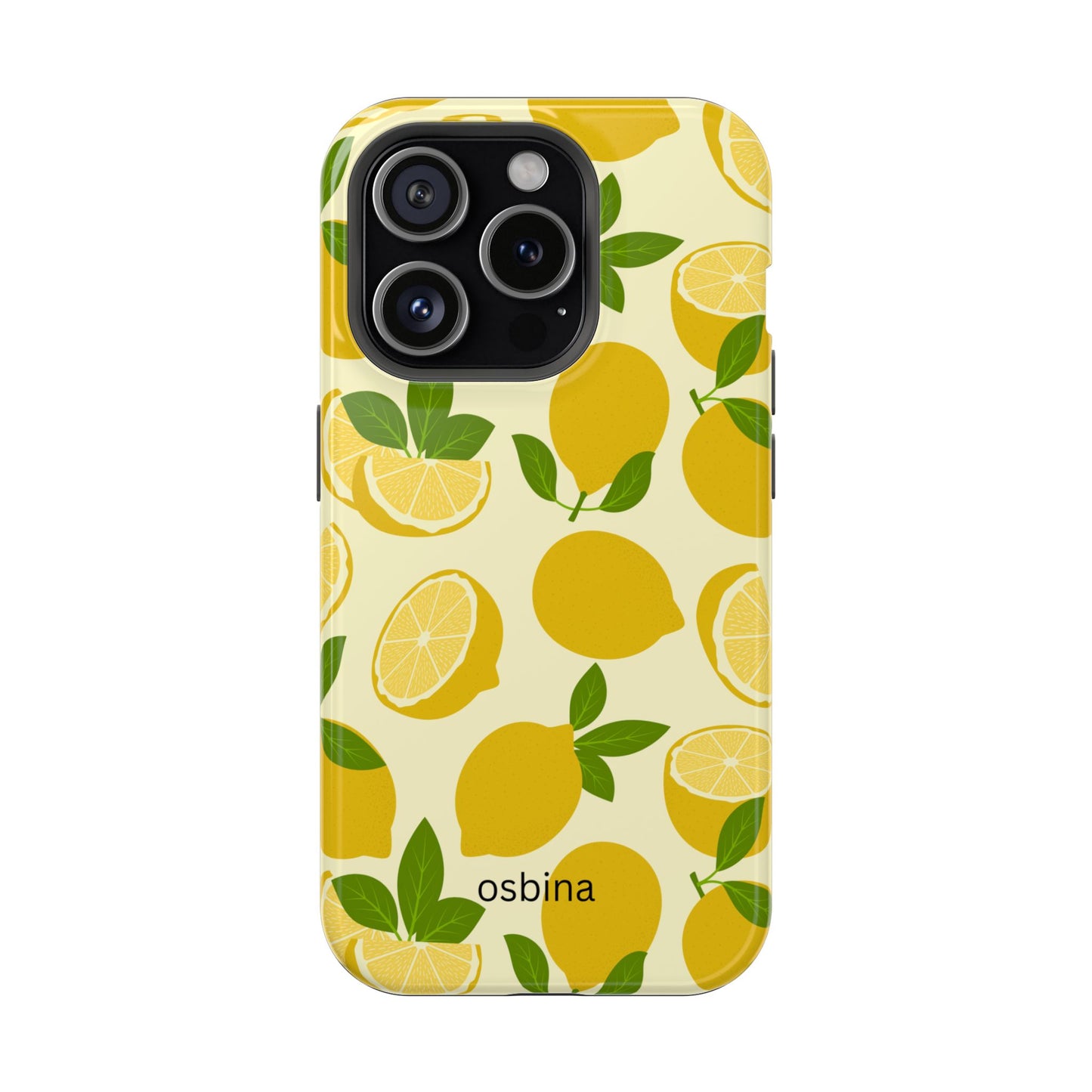 osbina | MagSafe compatible for iPhone | Limoncello Lemon Phone Case | Modern Muse Collection