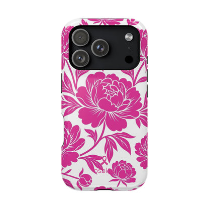 YAYOU MagSafe for iPhone | Peonies in Pink Designer Case | osbina