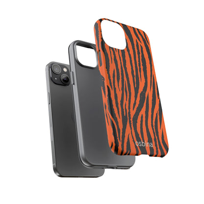 osbina | Tiger, But Make It Chic — The Bengal Stripe Case in Orange + Black | The Season Collective