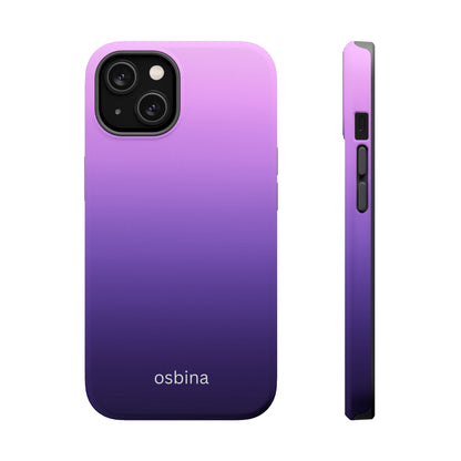 osbina | MagSafe compatible for iPhone | The Violet Haze Phone Case | Color Edit Collection