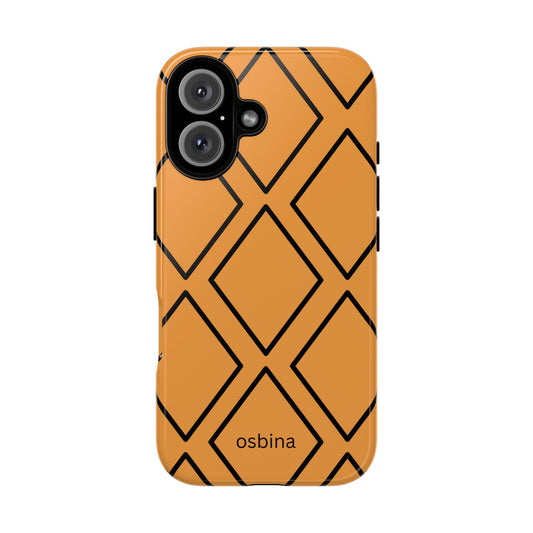 osbina | Diamonds Are Your Phone’s Best Friend — The Orange + Black Diamond Case | The Season Collective