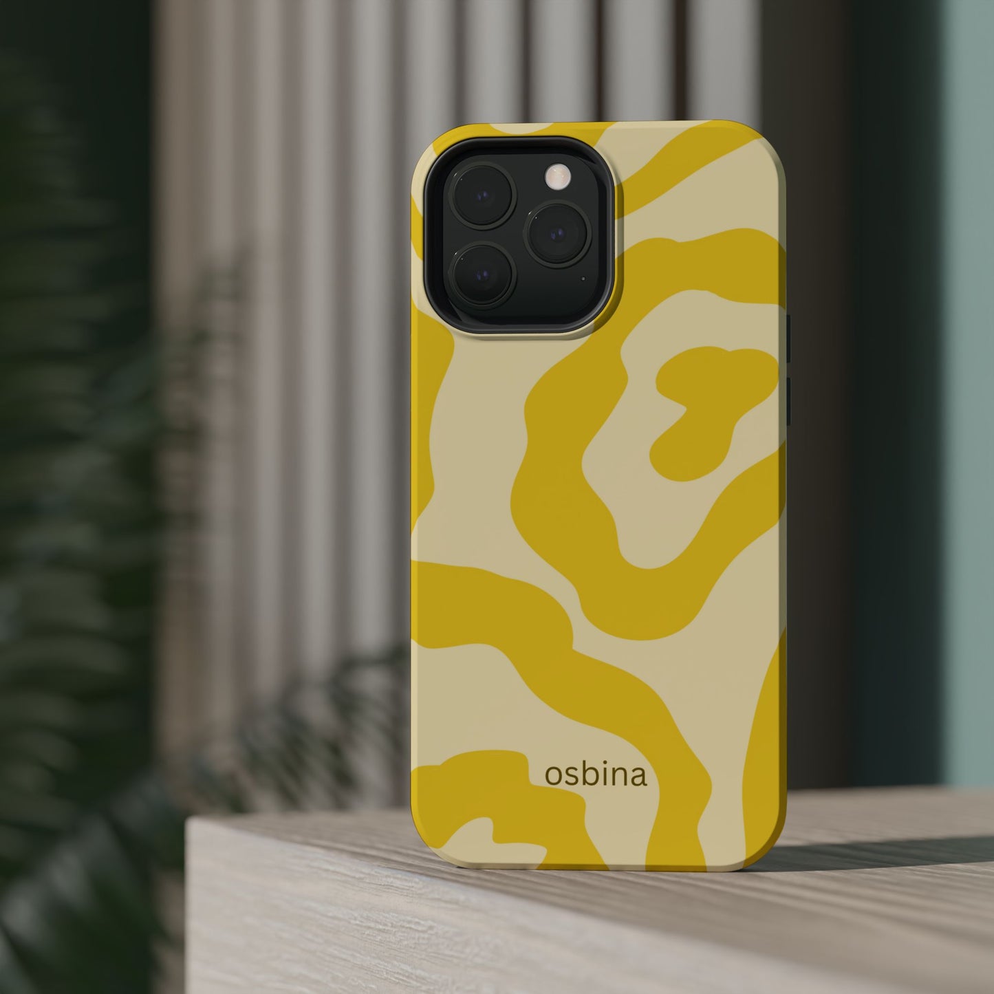 osbina | MagSafe compatible for iPhone | The Mustard Muse Phone Case | Color Edit Collection