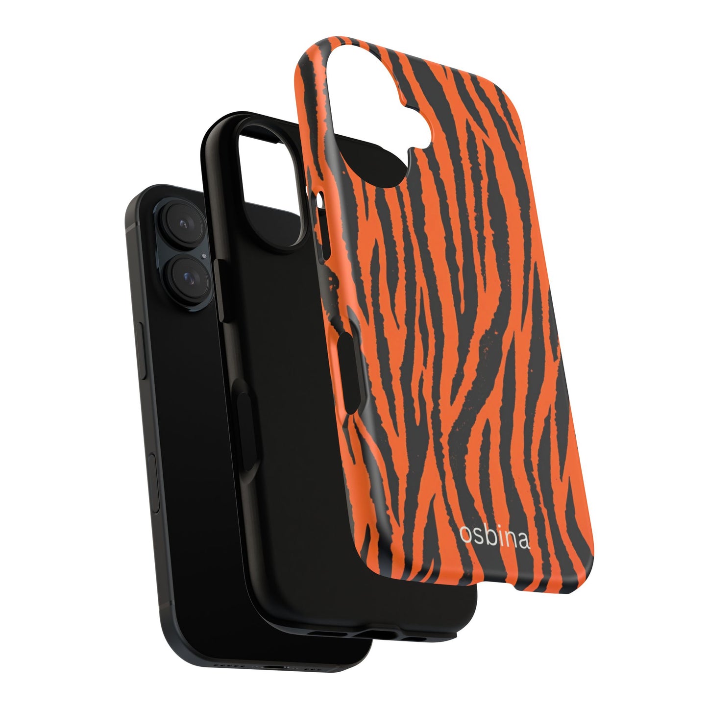 osbina | Tiger, But Make It Chic — The Bengal Stripe Case in Orange + Black | The Season Collective
