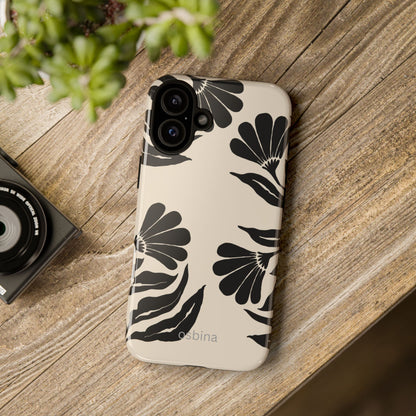 osbina | Obsidian Bloom Flower Phone Case | Modern Muse Collection
