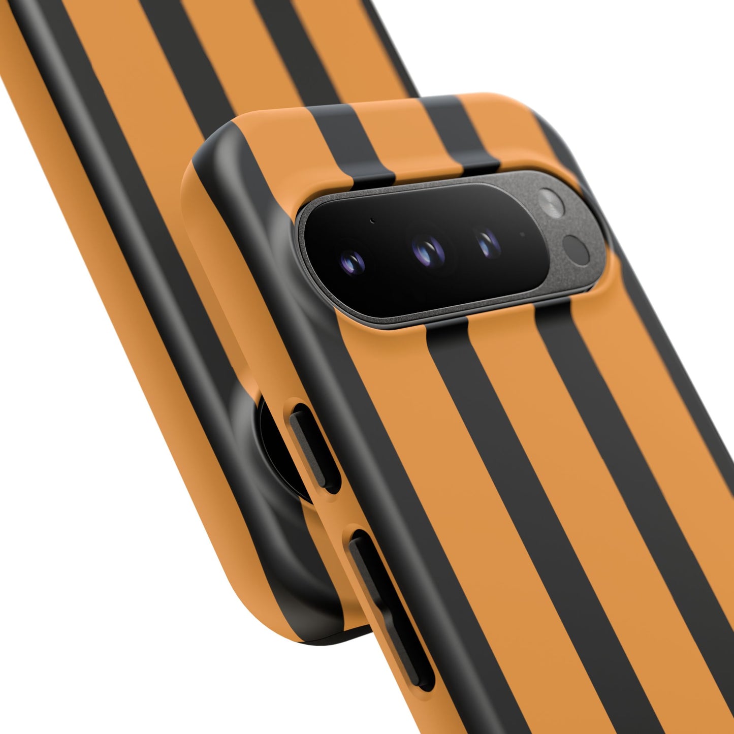 osbina | The Statement Stripe Case in Black + Orange | The Season Collective