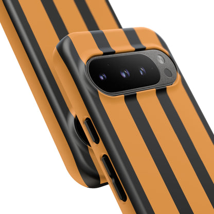 osbina | The Statement Stripe Case in Black + Orange | The Season Collective