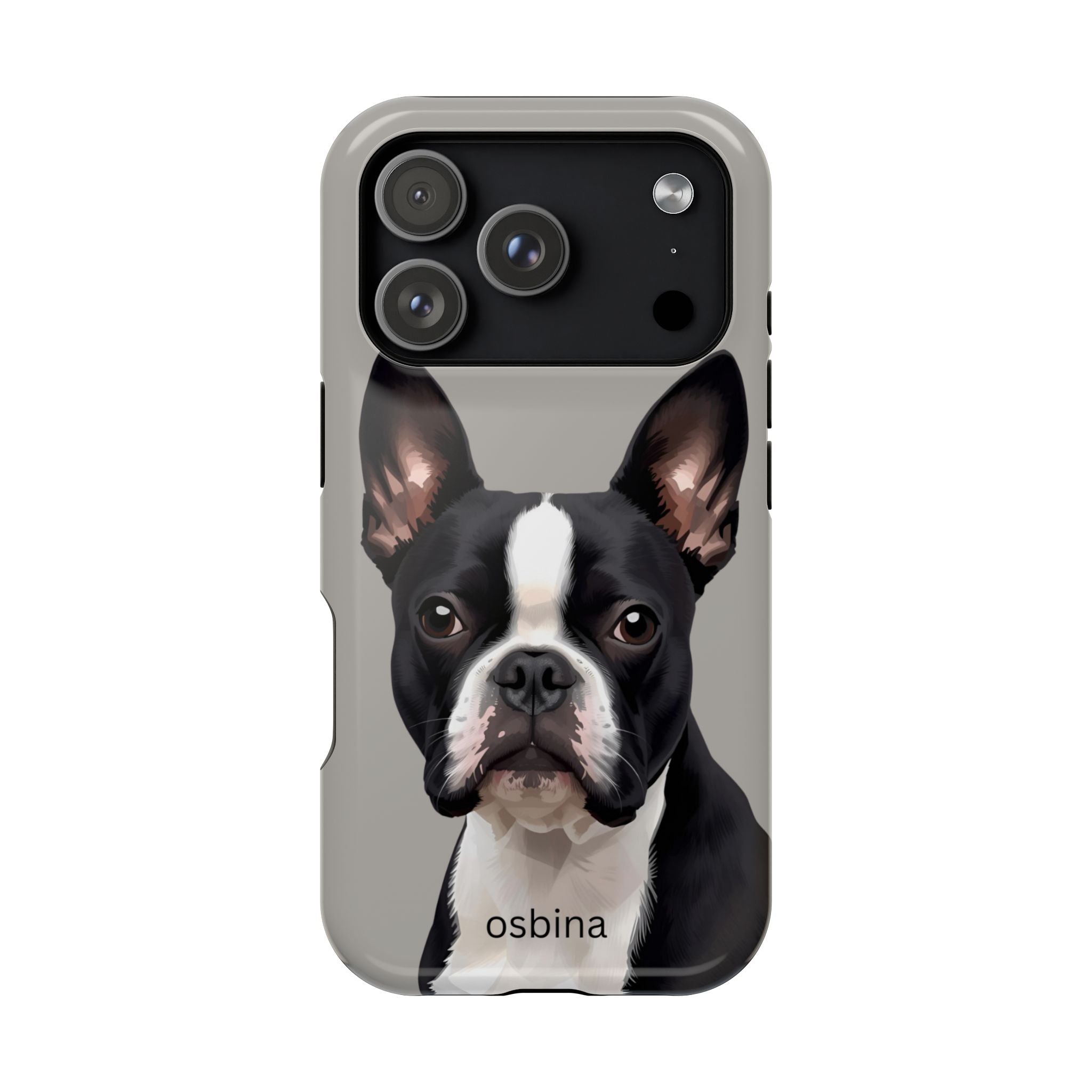 osbina | MagSafe for iPhone | The Boston Terrier Designer Case