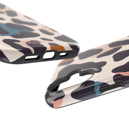 osbina | MagSafe compatible for iPhone | Leopard Luxe Color Pop Leopard Print Phone Case | Modern Muse Collection