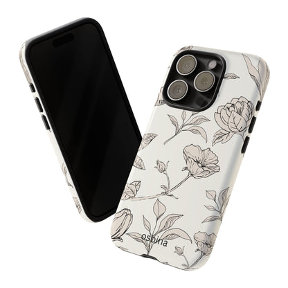 osbina | Silhouette Bloom Phone Case | Modern Muse Collection