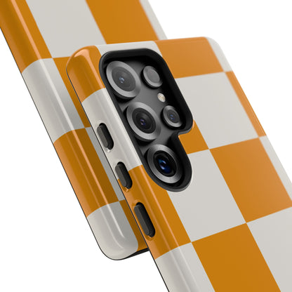 osbina | Check You Out — The Orange + White Check Case | The Season Collective