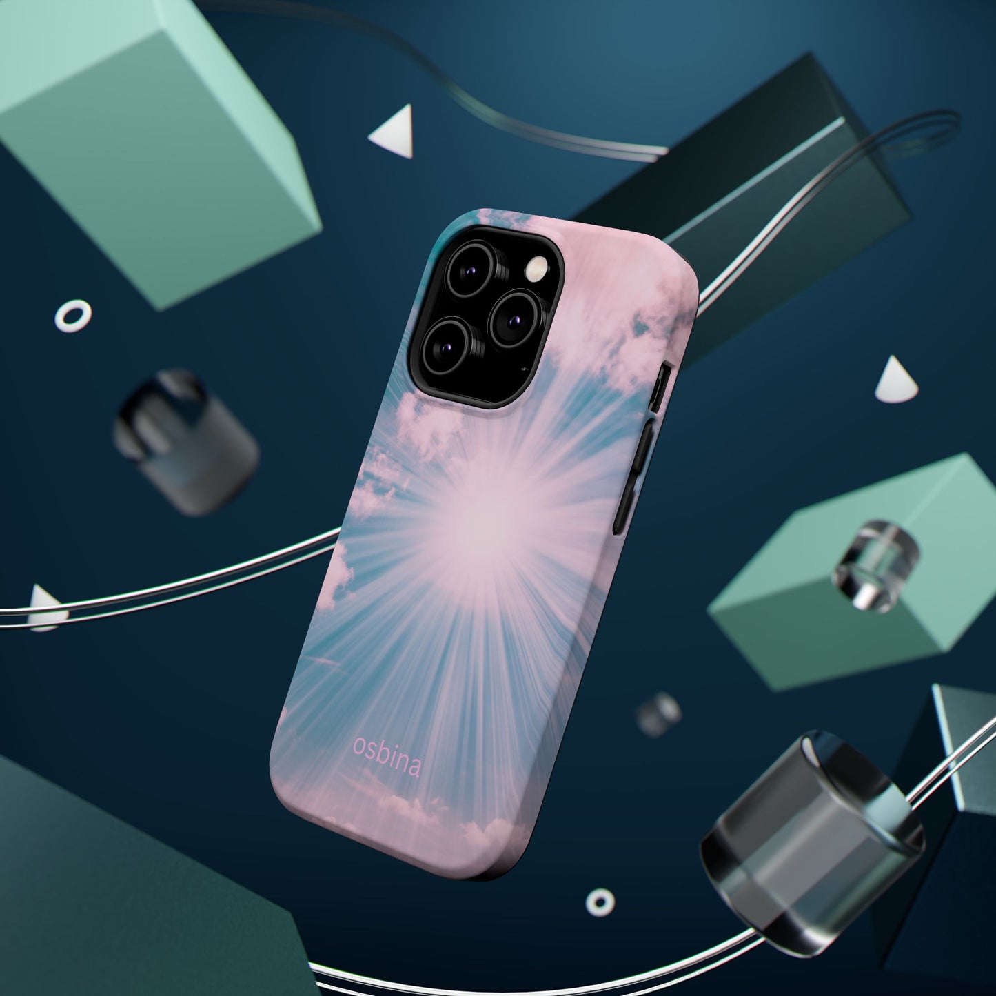 osbina | MagSafe compatible for iPhone | The Sunburst Skies Case | YAYOU Collection Supporting Shine Like Sable