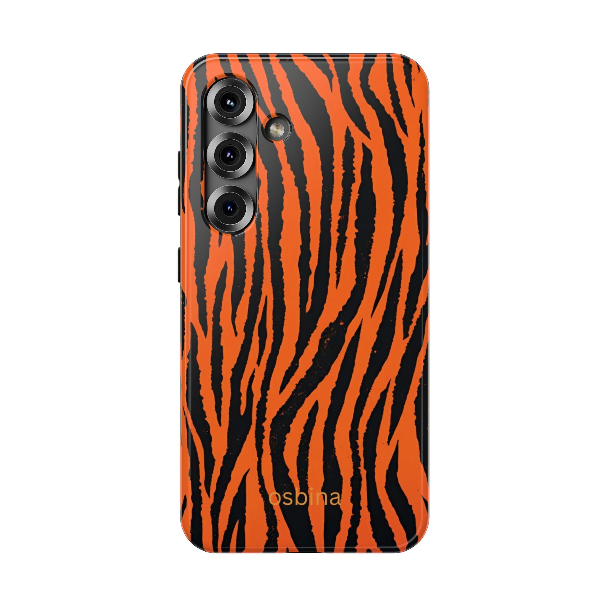 osbina | Tiger, But Make It Chic — The Bengal Stripe Case in Orange + Black | The Season Collective