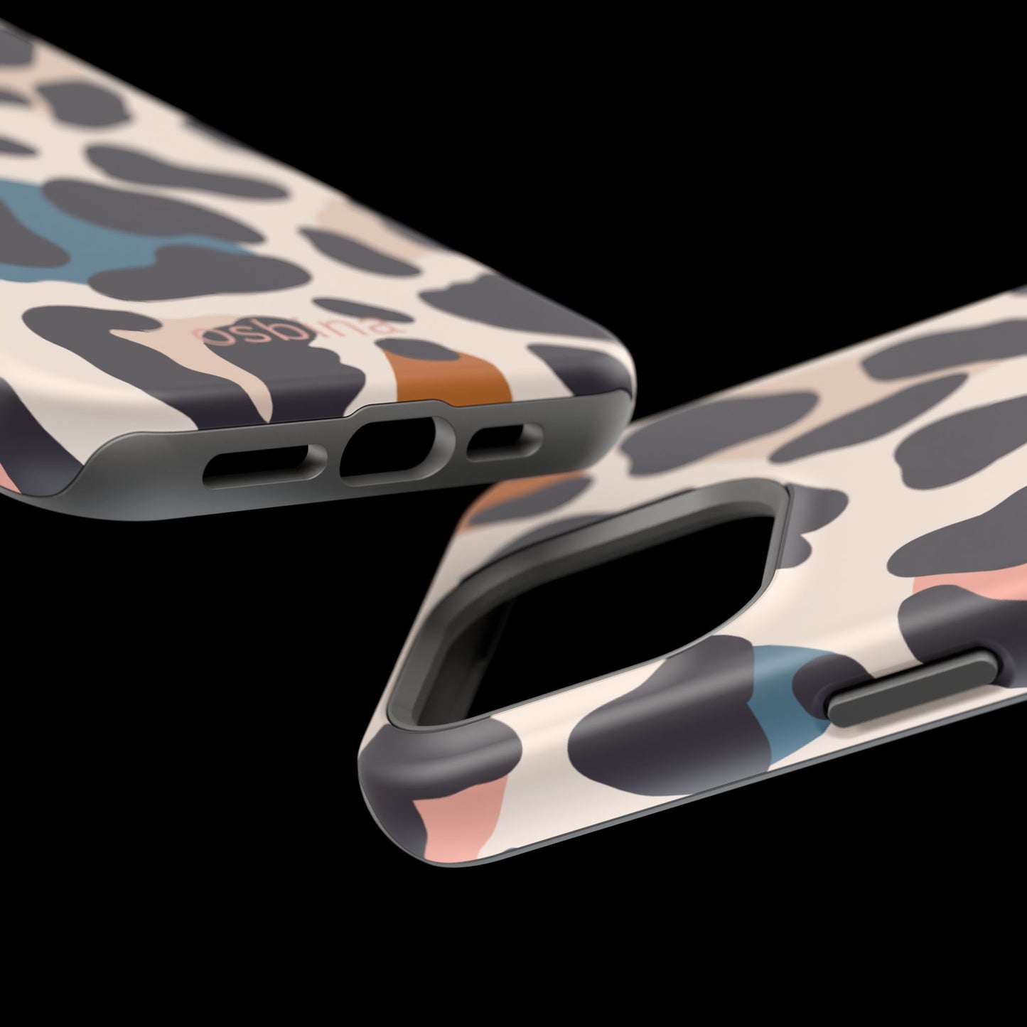 osbina | MagSafe compatible for iPhone | Leopard Luxe Color Pop Leopard Print Phone Case | Modern Muse Collection