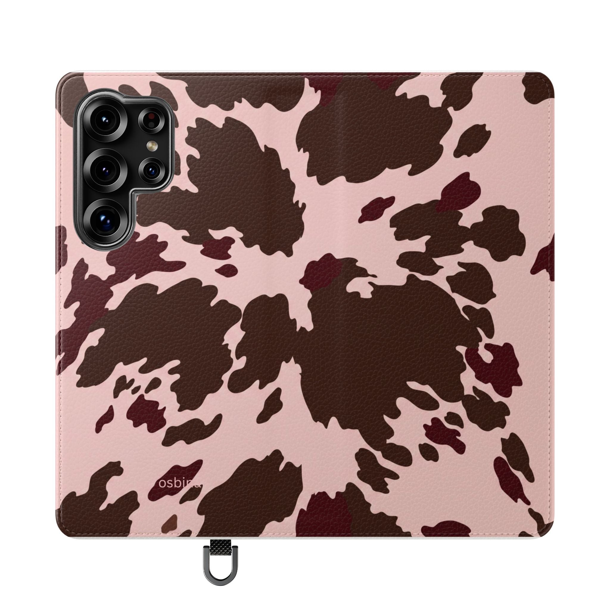 osbina | Wallet Flip Case for iPhone & Samsung | Chocolate Cowhide