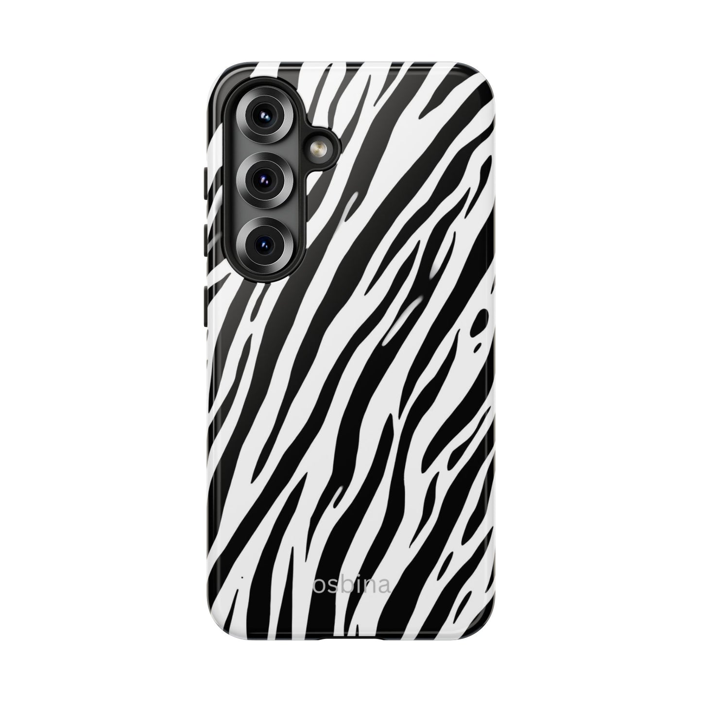 osbina | The Bengal Bold Stripe Case in White + Black | The Season Collective