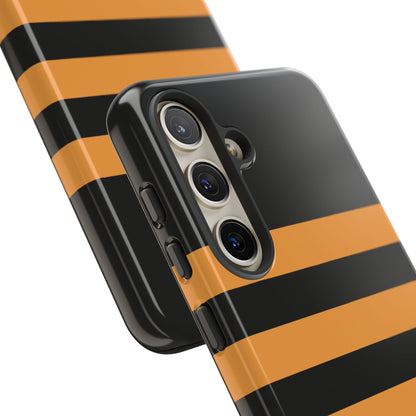 osbina | The Horizon Stripe Case in Black + Orange | The Season Collective