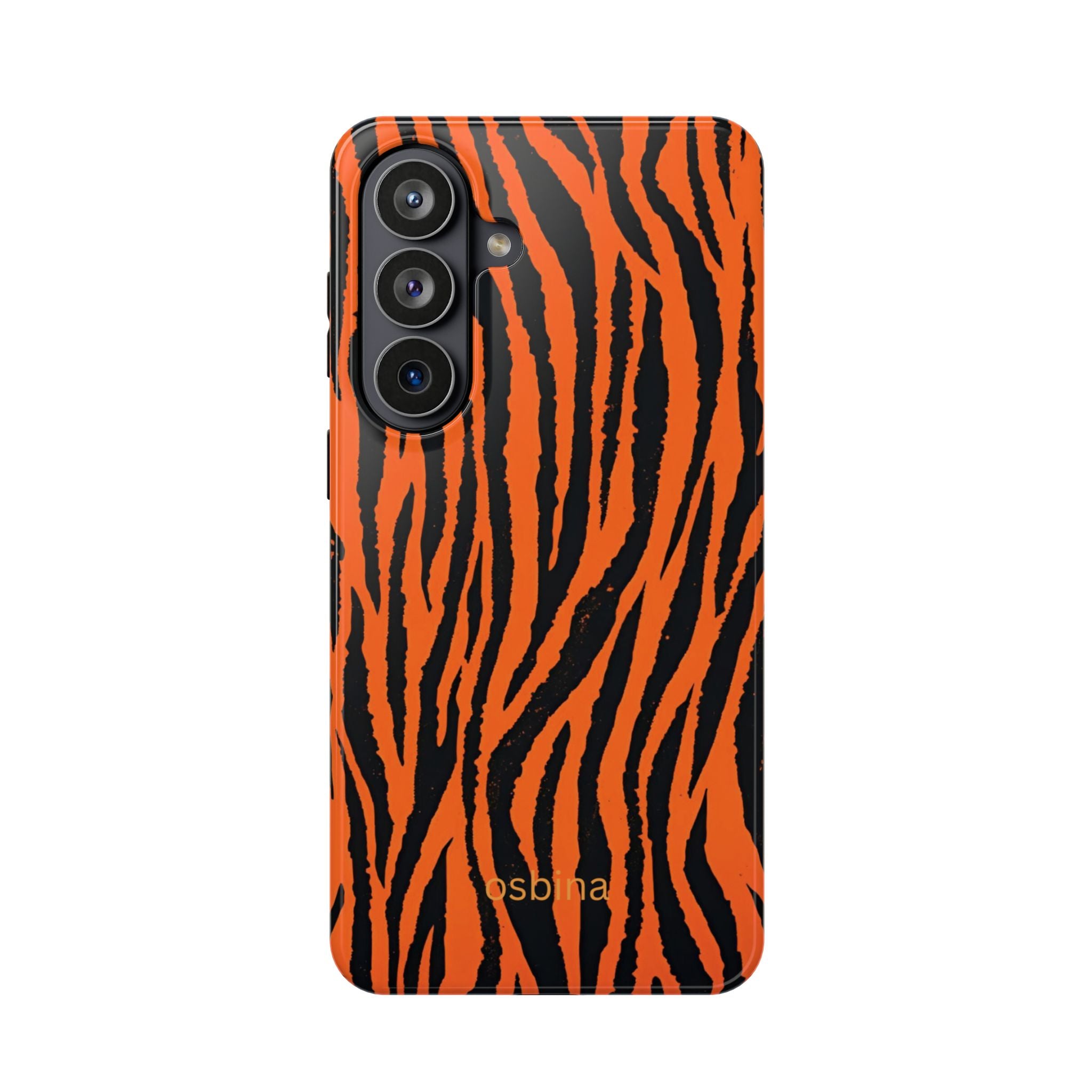 osbina | Tiger, But Make It Chic — The Bengal Stripe Case in Orange + Black | The Season Collective