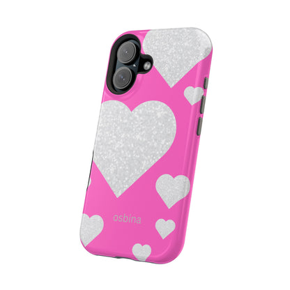 osbina | MagSafe compatible for iPhone | The Shimmering Love Case | YAYOU Collection Supporting Shine Like Sable