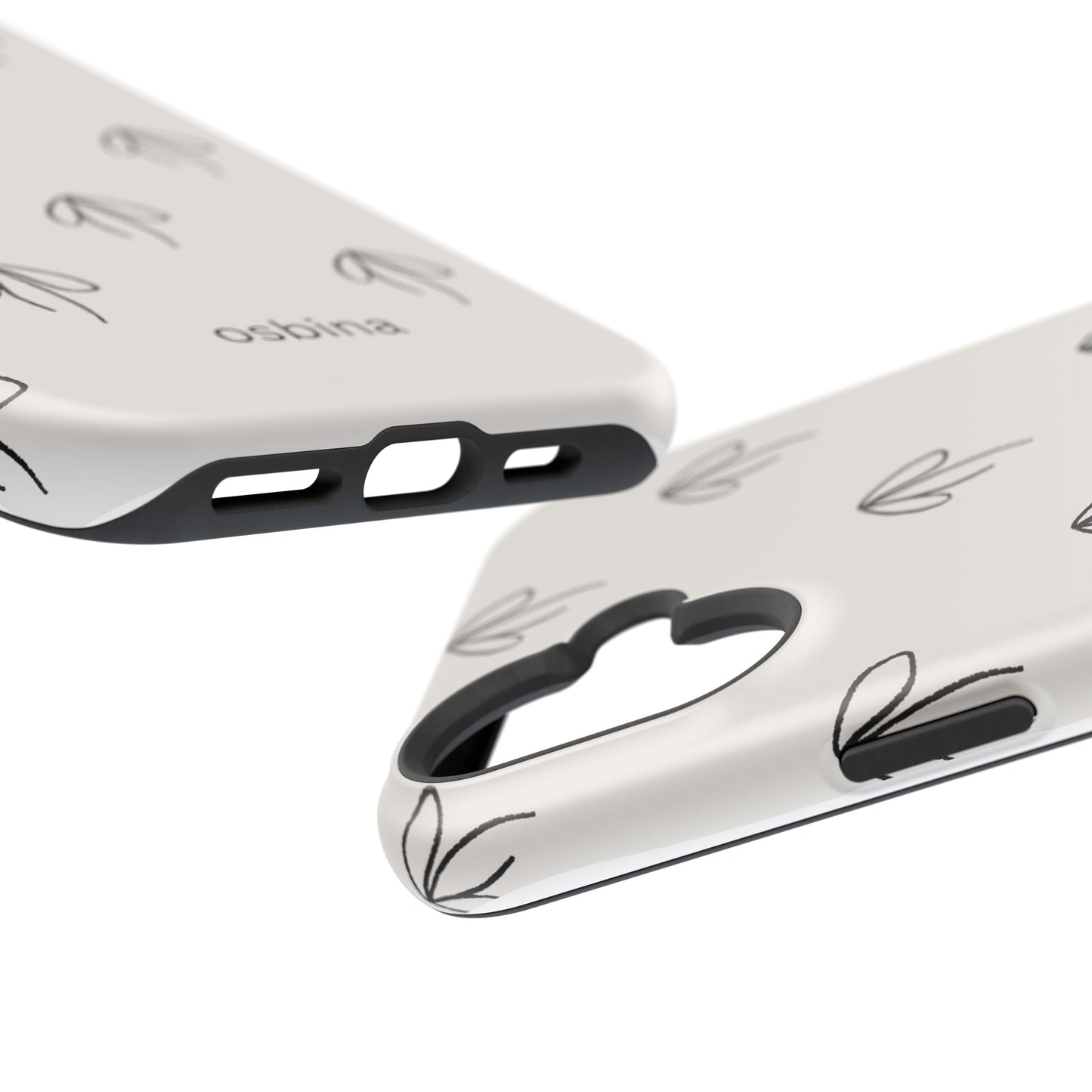 osbina | MagSafe compatible for iPhone | Linéa Flora Minimalistic Flower Phone Case | Modern Muse Collection