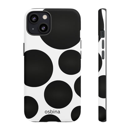 osbina | The Noir Bubbles Phone Case | Modern Muse Collection