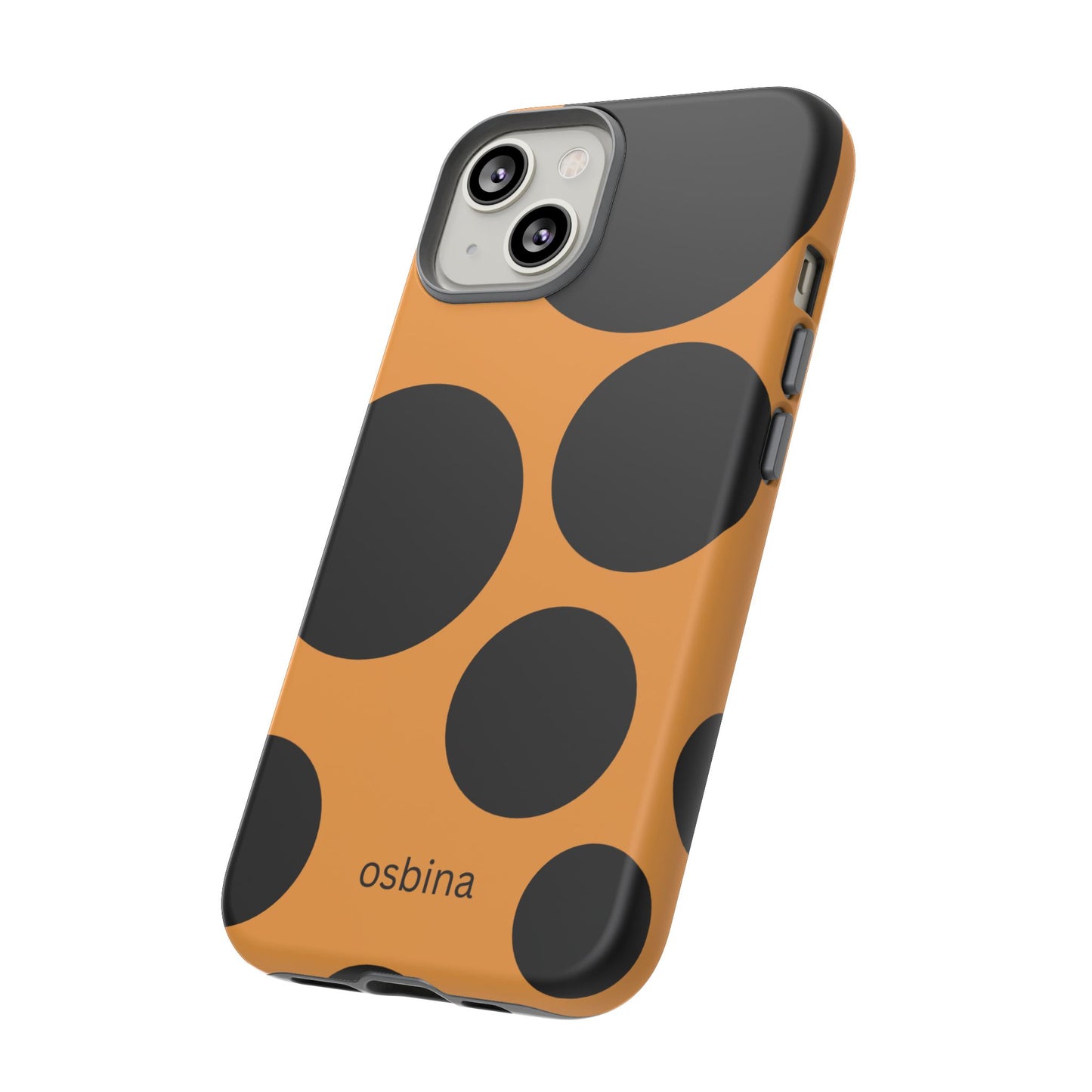 osbina | The Bubble Statement Case in Orange + Black | The Season Collective
