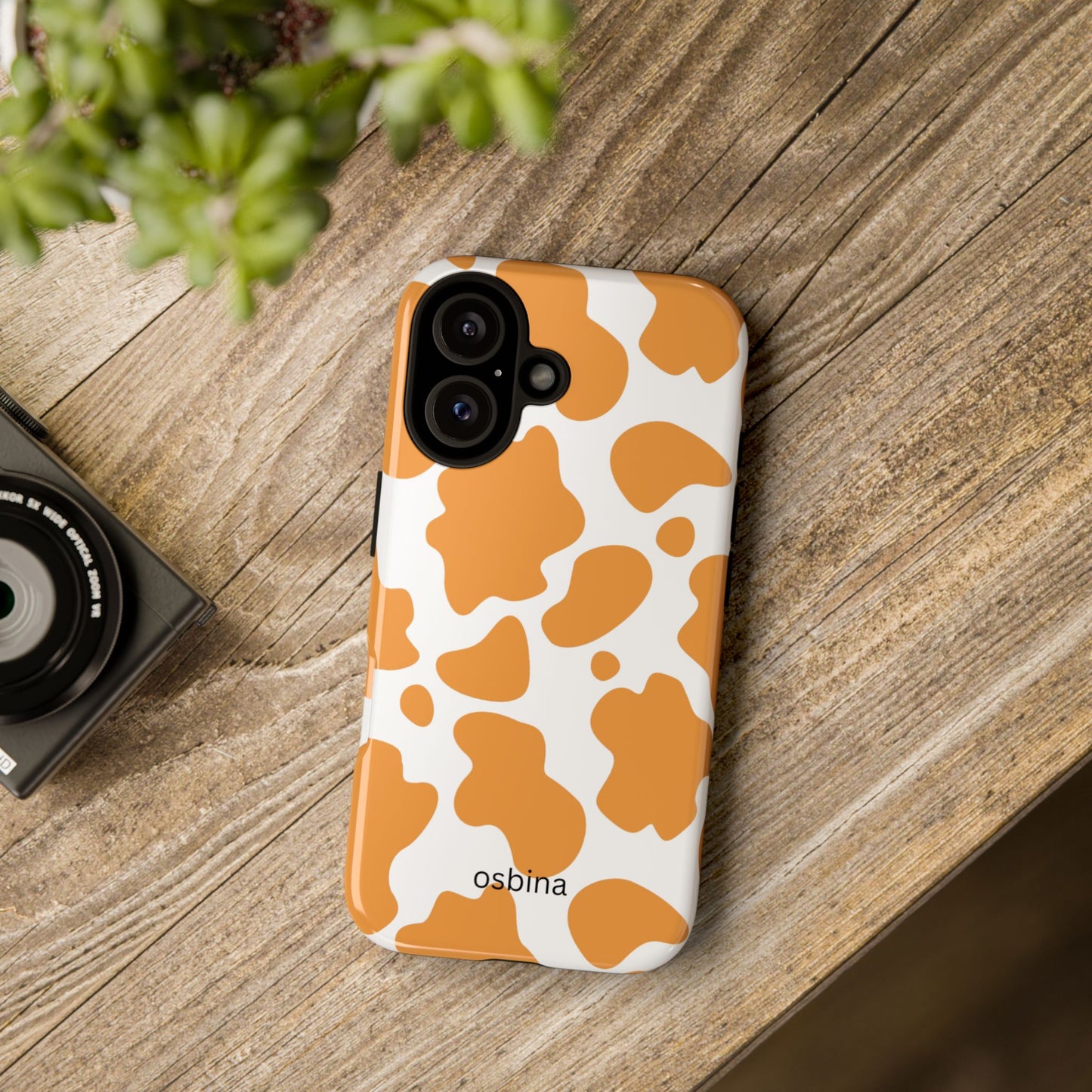 osbina | Holy Cow, It’s Chic — The Orange Cow Print Case | The Season Collective