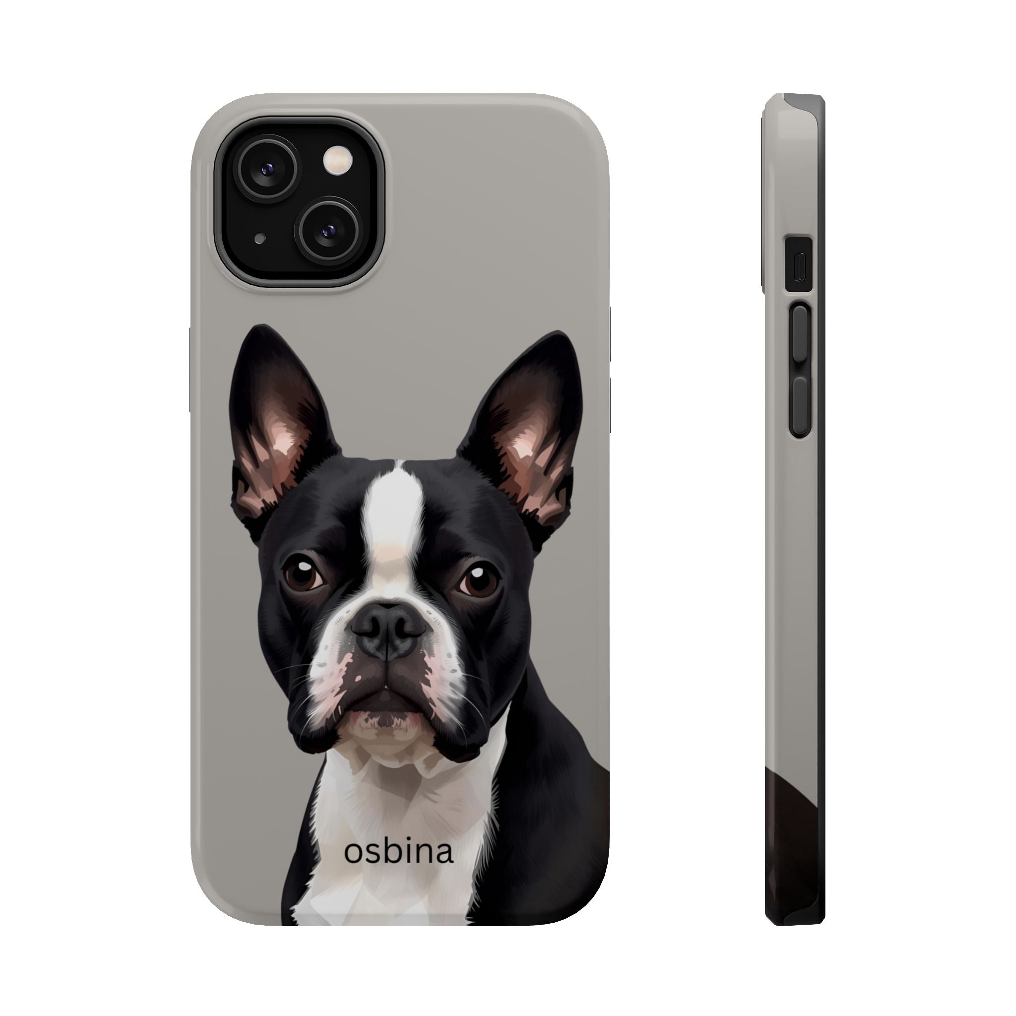 osbina | MagSafe for iPhone | The Boston Terrier Designer Case