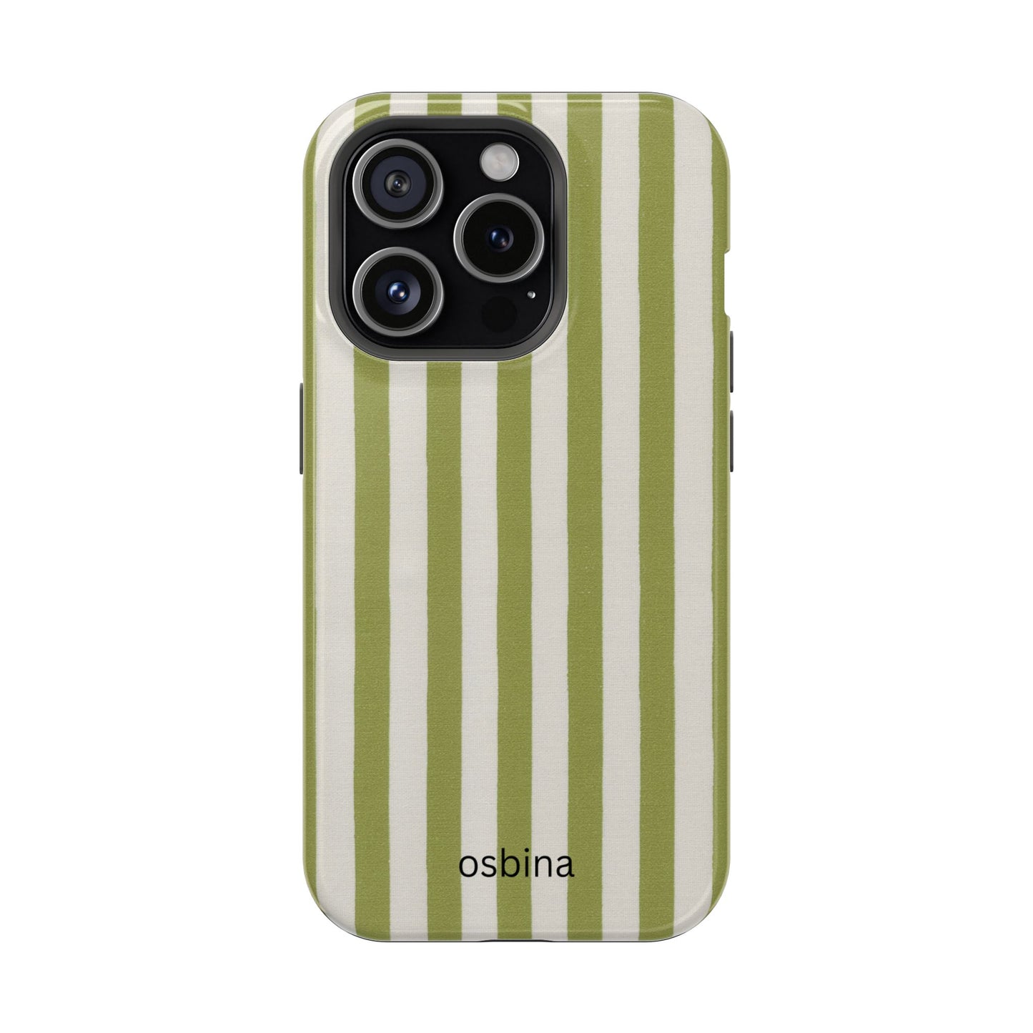 osbina | Verde Stripe, Designer Case