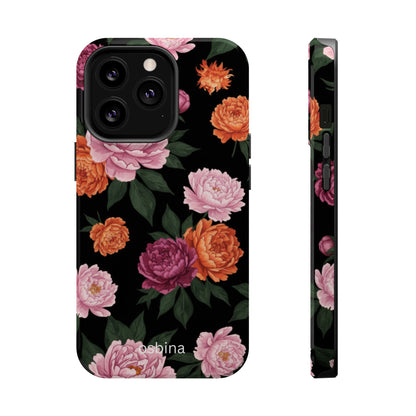 osbina | MagSafe for iPhone | The Peony Noir Designer Case