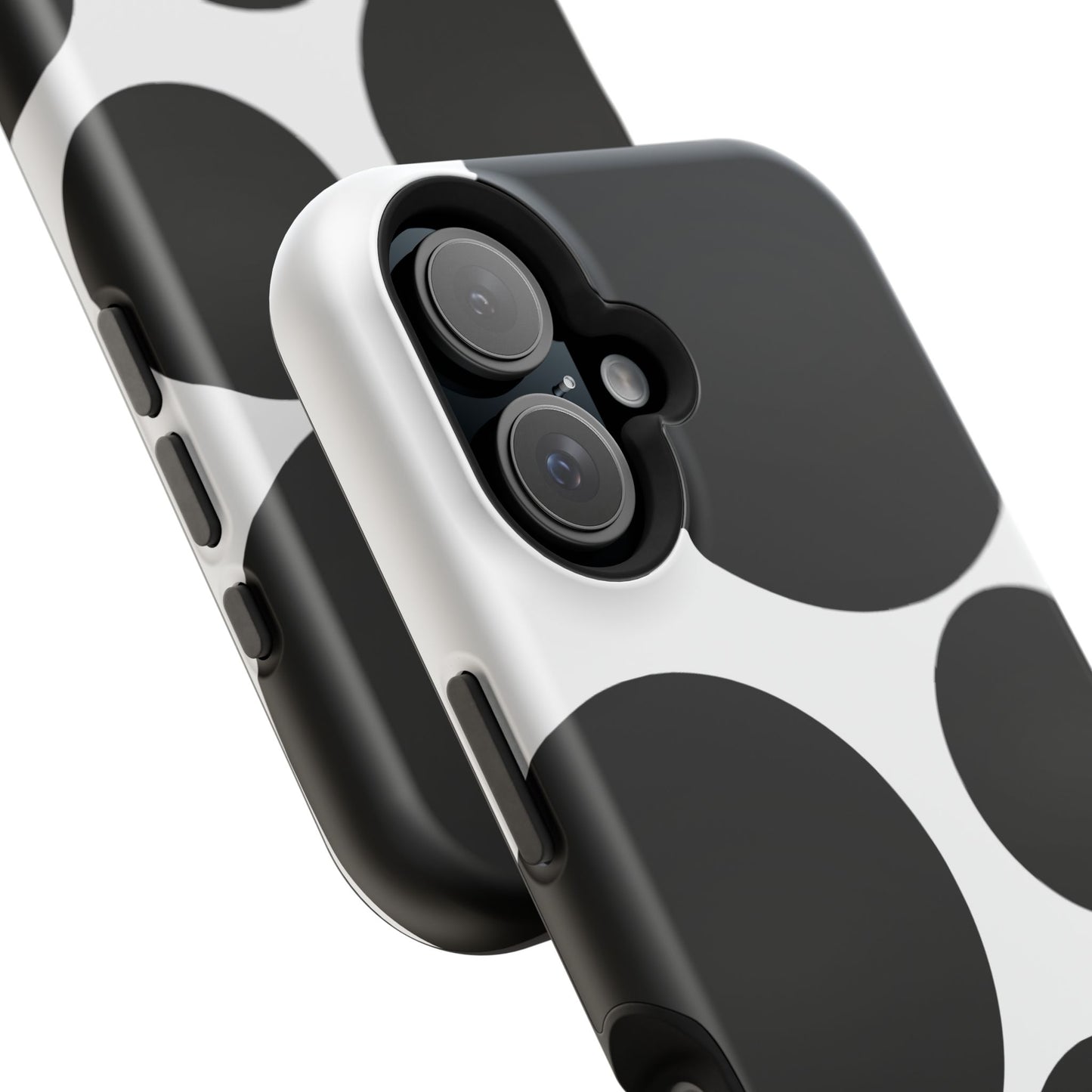 osbina | MagSafe compatible for iPhone | The Noir Bubbles Phone Case | Modern Muse Collection