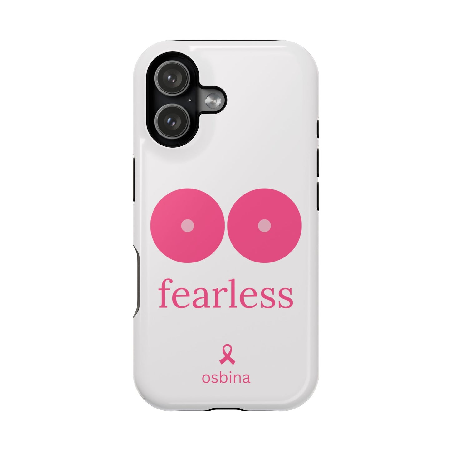 osbina |  MagSafe compatible for iPhone | Limited Edition The Fearless Tatas Case in Light Pink + Soft Pink + Hot Pink | The Pink October Collection | Inspired By