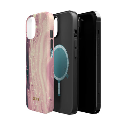 osbina | MagSafe compatible for iPhone | The Amethyst Glow Phone Case | Modern Muse Collection