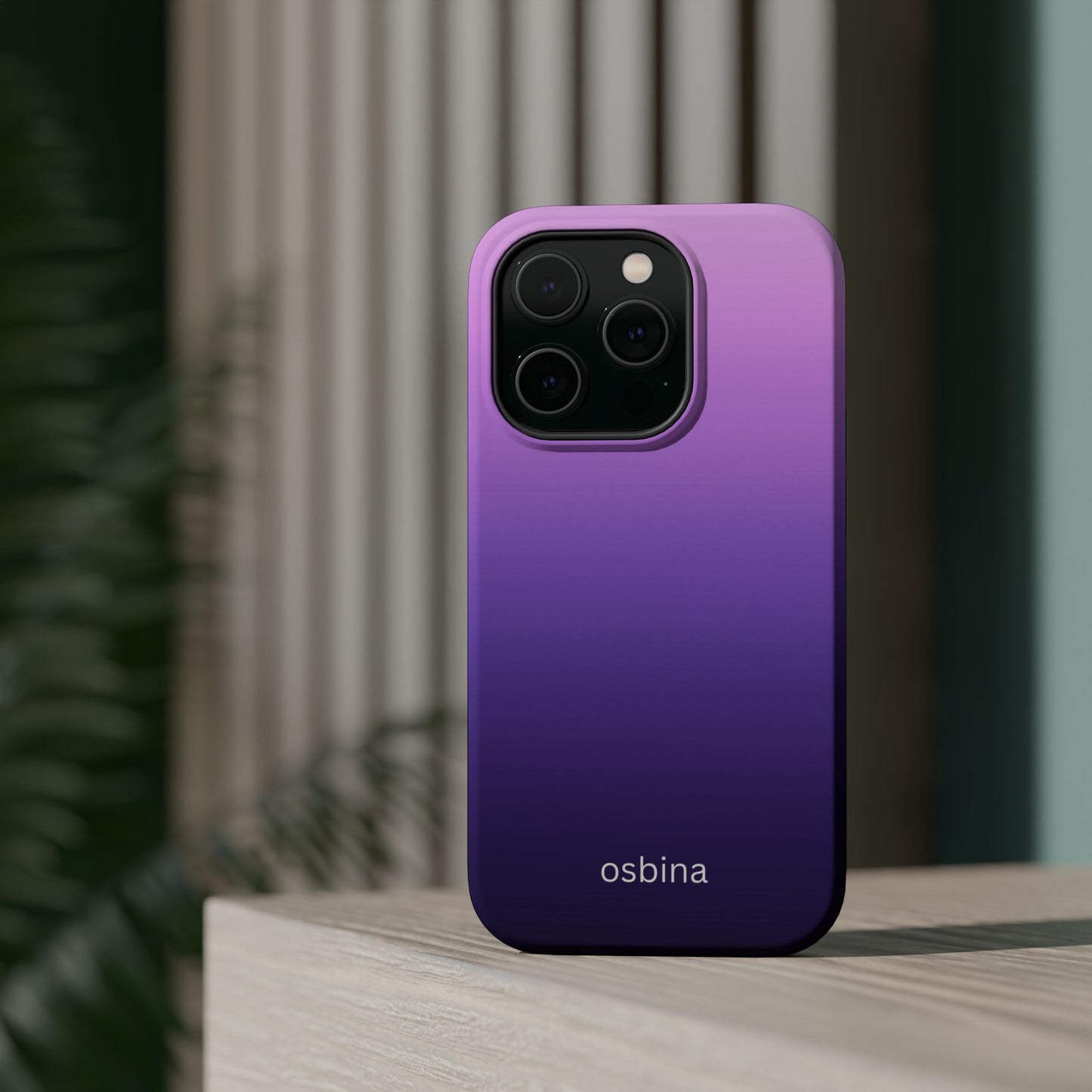 osbina | MagSafe compatible for iPhone | The Violet Haze Phone Case | Color Edit Collection