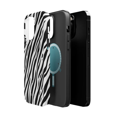 osbina | MagSafe Compatible for iPhone | The Bengal Bold Stripe Case in White + Black | The Season Collective