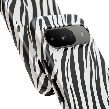 osbina | The Bengal Bold Stripe Case in White + Black | The Season Collective