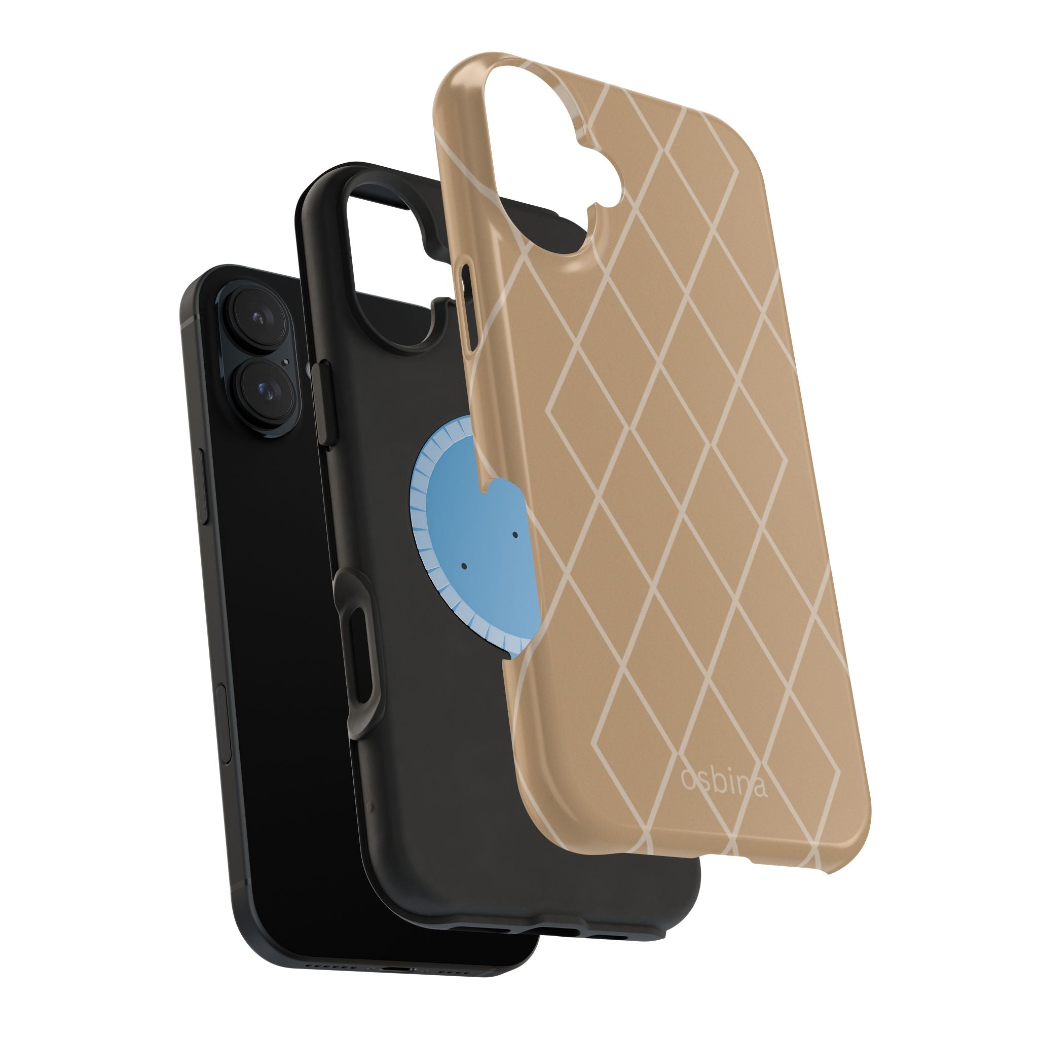 osbina | MagSafe for iPhone | Diamond Latte Designer Case