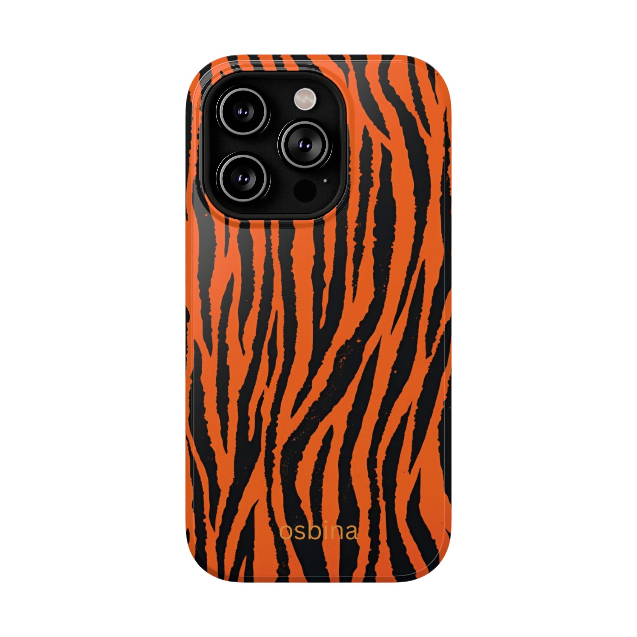 osbina | Tiger, But Make It Chic — The Bengal Stripe Case in Orange + Black | The Season Collective