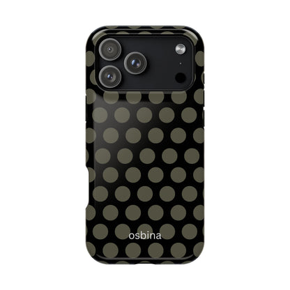 osbina | MagSafe compatible for iPhone | Onyx Chic Phone Case | Modern Muse Collection